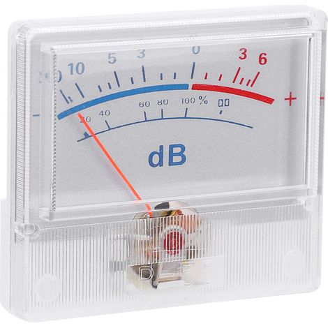 P-55-8688 Connecteur de VU-mètre haute précision 20 +6dB Amplificateur de puissance décibelmètre avec échelle à aiguille. (1/5)