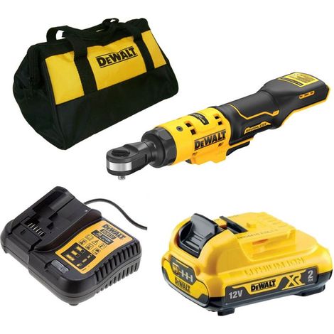 DEWALT Power Tools DCF504D1 XR 1/4in Open Head Ratchet 12V 1 x 2.0Ah Li-ion