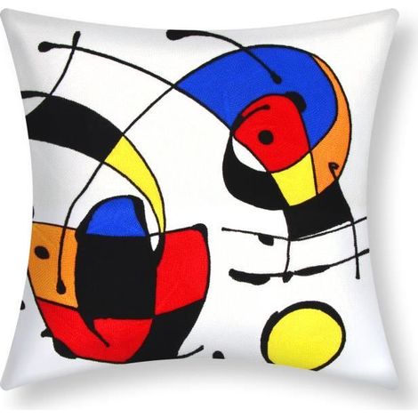 Housses de coussin - AVIZAR - Art Celesta - 45x45 cm - Multicolore - Faciles à entretenir (1/5)
