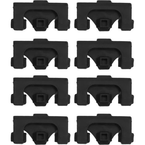 Set mit 8 Gummipuffern für Heißluftfritteusen, rechteckigen Silikon-Gummispitzen für Heißluftfritteusen, Silikon-Gummifüßen für Heißluftfritteusen, Ersatzteile (1/5)