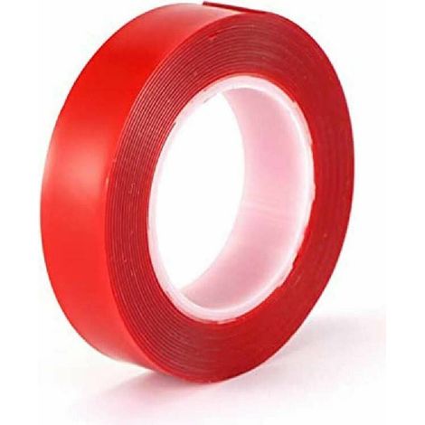 TRADE SHOP - Nastro Biadesivo In Acrilico Trasparente Ultra Resistente Per Strip Led 5mx20mm - (1/2)