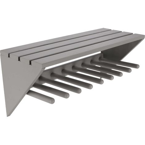 Porte Bottes Mural Gris (1/4)