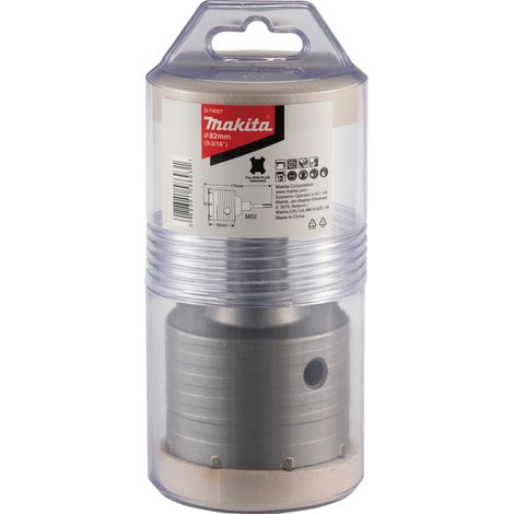 Scie cloche avec mèche d'alignement. Bit Makita D-74027 82 mm SDS-plus