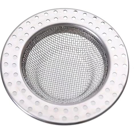 1 - Filtre évier - Acier inoxydable - Résistance aux acides - Pour éviers de cuisine - Argent - 77x50 cm