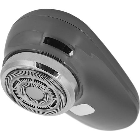 Mini tondeuse à barbe pour homme, écran LED, lavable, rechargeable, portable, noire (1/5)
