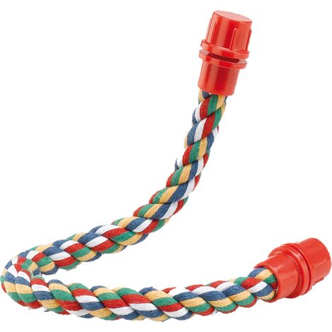 Ferplast Posatoio PA 4112 Posatoio in cotone intrecciato per pappagalli e cacatua. Variante PA 4112 - Misure: Ø 1.6 x 37 cm -