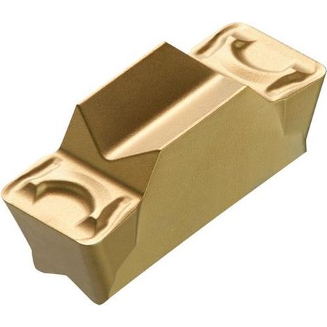 Drehwendeschneidplatte ISO LCMF 061608-F:T8330 Tiefe 3mm PVD beschichtet Gold (1/2)