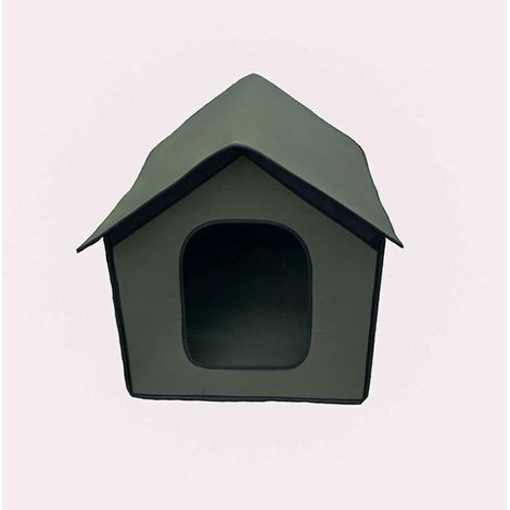 Niche pour Chien Exterieur Maison pour Chat Étanche Cabane Chat Exterieur Hiver pour Animaux de Compagnie Abri Ecologiques Pliab (1/4)