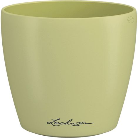 Vaso Classico "Deco 14" D15 H13.5CM Verde Tiglio Opaco LECHUZA (1/2)