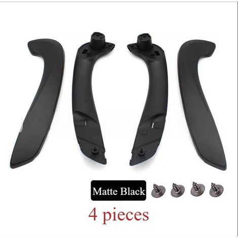 Lot 4 poignées intérieures porte noires mates gauche et droite pour Renault Megane 3 Fluence (1/5)