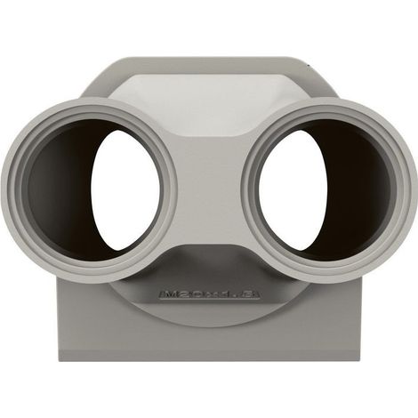 Embout presse étoupe 2 entrées Plexo Legrand - Pour boîtier saillie étanche - Filetage M20 - Gris