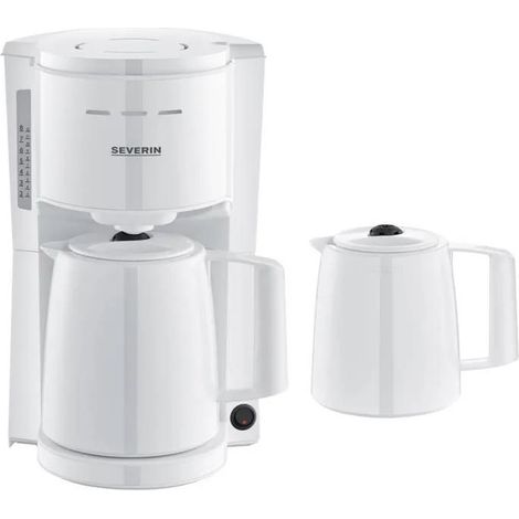 Cafetera Severin KA 9309 blanca 8 tazas 1000 W