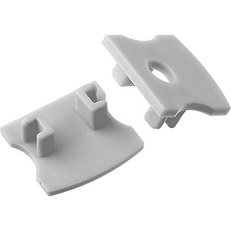 1 Paar Endkappen für Aufbau U-Profil 17x14mm (4276, 4599)