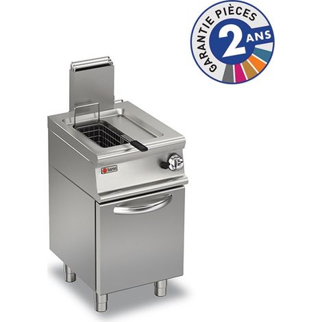 Friteuse à Gaz sur meuble - 10 L - 1 cuve - 9,5 kW - Baron