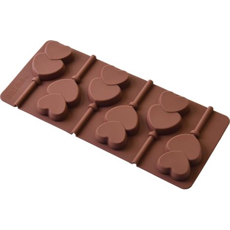 Silikonform für Herzlutscher (1/2)