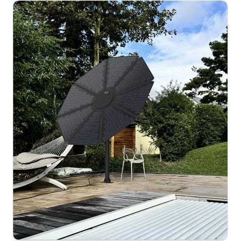 PARASOL SOLAIRE 1000W Plug & Play avec éclairage LED intégré (1/5)