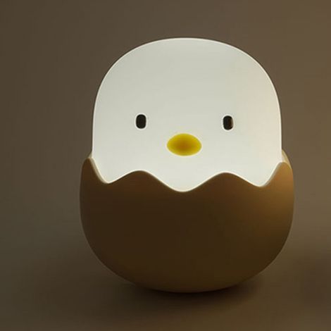 RHG Veilleuse coquille d'oeuf, veilleuse bébé, plastique, beige - beige