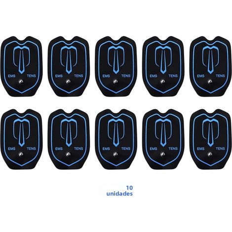 (10 pièces) Électrodes TENS avec gel conducteur stimulateur musculaire à impulsions thérapeutiques Compex (1/5)