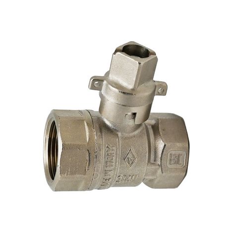 Valvola a sfera ff quadro piombabile 3/4" dn 20 pn 25
