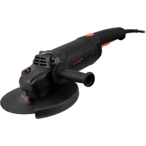 Meuleuse d'Angle 2400W 230 mm, Électrique 6 500 tr/min, Démarrage Progressif, Protection Redémarrage, Poignée Rotative, M14, pour Métal (1/5)