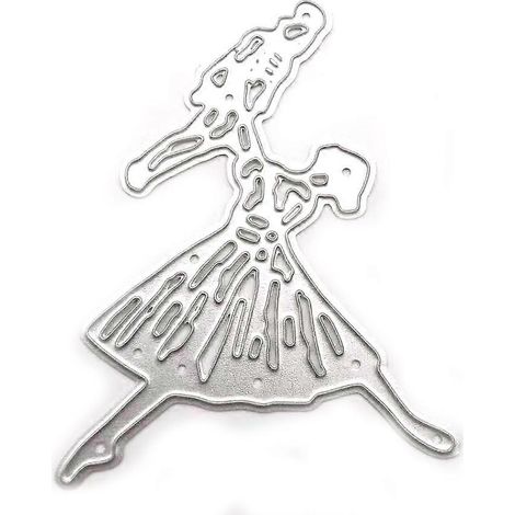 Poinçon de Découpe Femme Dansante pour Scrapbooking et Loisirs Créatifs (1/4)