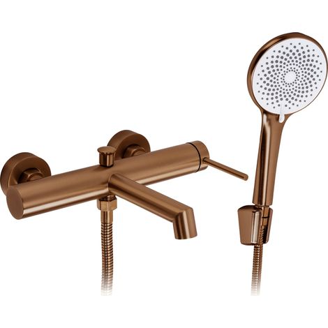 Robinet De Baignoire Sur Pied Rea Foss Brushed Copper (1/5)