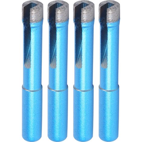 4-teiliges Lochbohrer-Set, diamantblau, 10 mm, für Granit, Beton und Marmor (1/5)