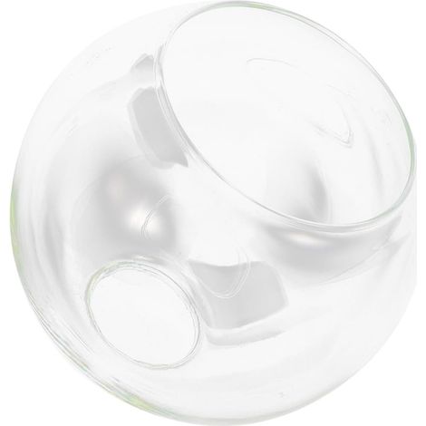 Replacement Glass Lampshade for Double Hole Globe Pendant Lamp, Clear Glass, 20.00 x 20.00 x 18.00 cm, for Hallway (1/5)