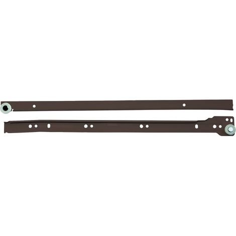 BL GUIDA PER CASSETTI 45 CM MARRONE 2 PZ