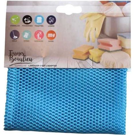 Tissages de Beaulieu Esponja de limpieza azul 34x34 cm (1/2)