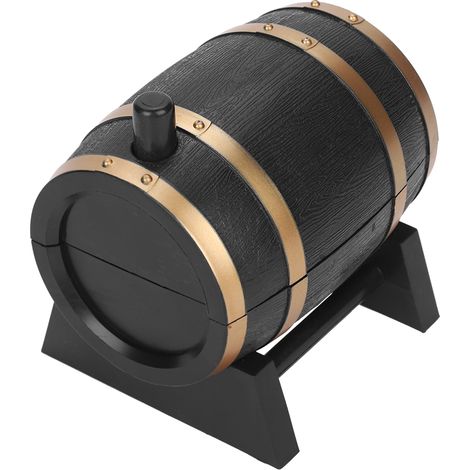 Boîte de rangement en forme de tonneau à vin, un outil de cuisine à la fois beau et pratique. (1/5)