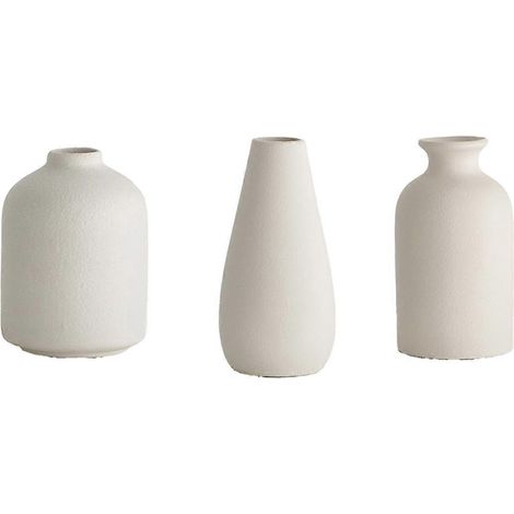 Vase nordique en céramique blanche, centre de table de mariage (1/5)