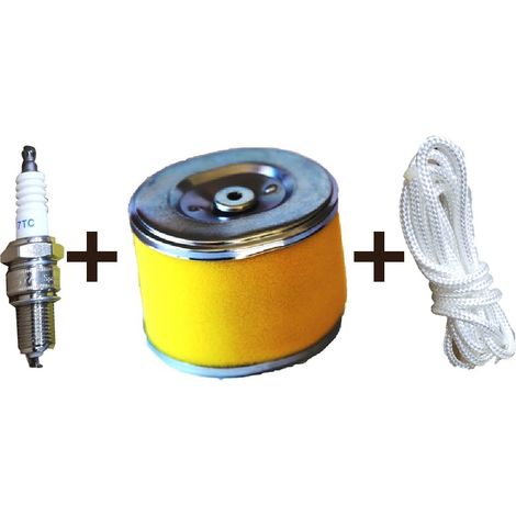 KIT BUJIA + CUERDA CORTADA1,5 m + FILTRO GX160