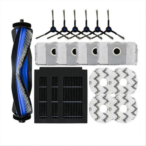 Ensemble d'accessoires ultra-résistants de 18 pièces pour aspirateur robot Ecovacs T50 PRO (1/5)