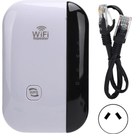 Extension WiFi Amplificateur de Signal Répéteur 2.4GHz WLAN 300M 110-240V Prise AU (1/5)