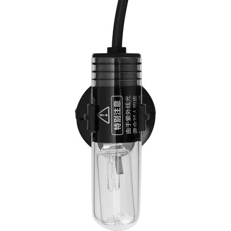 Lampe UV Stérilisante pour Aquarium Nettoyage et Désinfection de Pisciculture 3W Étanche pour Aquariums Jusqu'à 50 Litres-