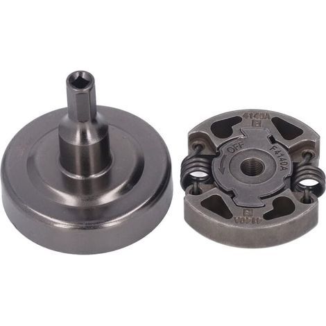 Accessoire pour débroussailleuse Kit d'embrayage et cloche d'embrayage pour Stihl FS38 FS40 FS45 FS50 FS55 FS70 et autres séries, pignon accessoire de débroussailleuse avec pièces de rechange pour le (1/4)