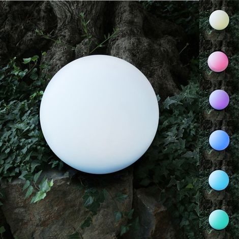 Solar-LED-Gartenleuchte Kugel 30cm Leuchtkugel Gartenlampe Farbwechsler Deko