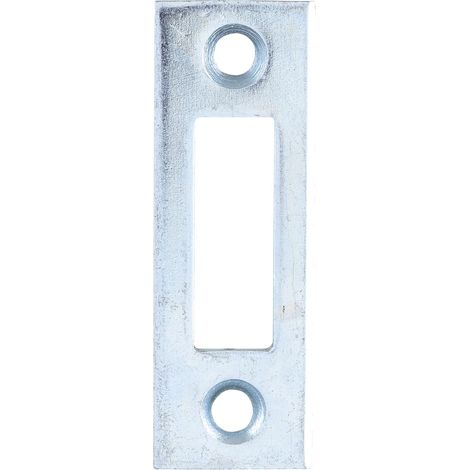 Schließblech für Querriegel 140/180 mm gekröpft, 29 x 7 mm, verzinkt