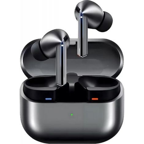 Écouteurs sans fil Bluetooth Buds3 Pro, réduction de bruit active, son haute fidélité HiFi, gris argenté, compatibles avec Samsung Galaxy S1s