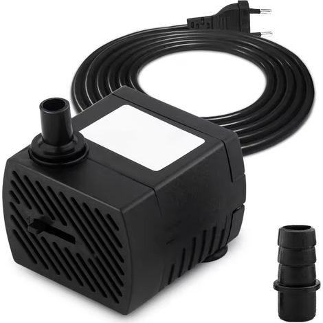 Pompe a Eau Submersible Reglable 350L H 5W Ideale pour Hydroponie Fontaine Aquarium et Bassin (1/4)