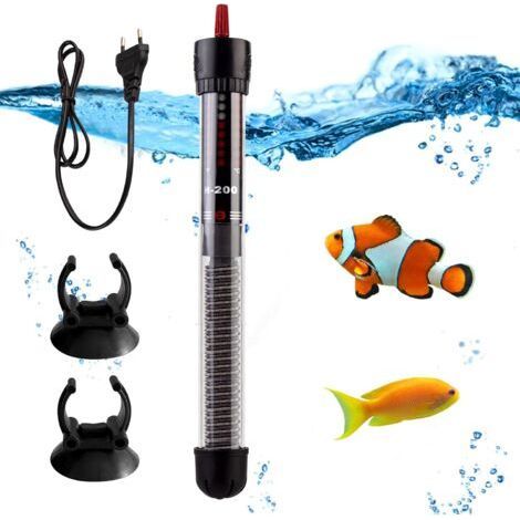 Chauffage d'Aquarium 300W Thermostat réglable, Mini Chauffe Aquarium, Réglable Réchauffeur, D'Aquarium Tige Chauffante pour Réservoirs À Poissons Et Aquarium avec 2 Sections De Housse De Pro (1/5)