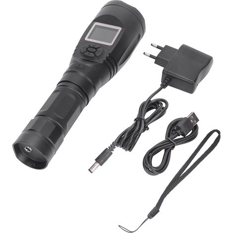 CP-560 Vogelstimmenverstärker mit leistungsstarker LED-Taschenlampe und SOS-Funktion, 90–260 V EU-Stecker-Netzteil (1/5)