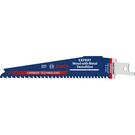 10 Säbelsägeblätter Expert Carbide Abbruch Holz und Metall S 967 XHM - 150 mm - BOSCH - 2608900397