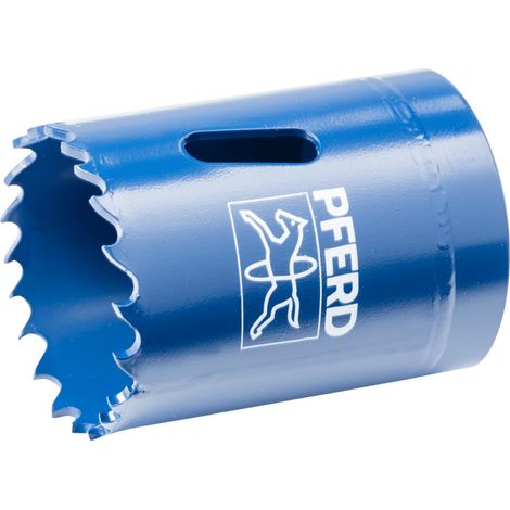 PFERD TOOLS Bi-Metall Lochsäge Co8/M42 Ø 37 mm Schnitttiefe 36 mm für Stahl, Edelstahl, Blech, Holz (1/4)