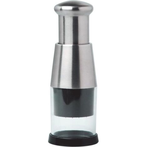 BEBUSINGOTO Hachoir à ail pressé, presse-ail en acier inoxydable 304, broyeur d'ail haché, coupe-ail manuel pour hacher l'ail (1/5)