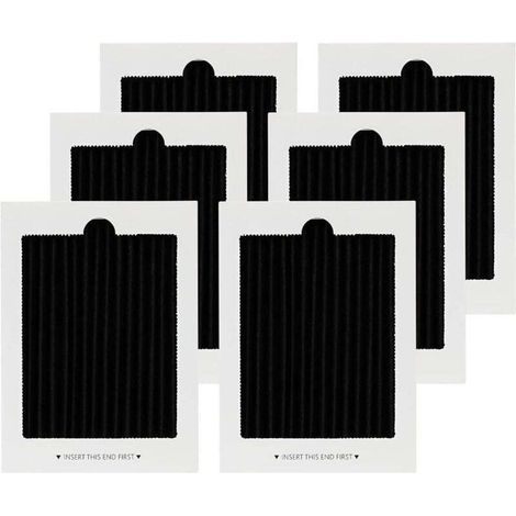 Pack of 6 replacement air filters for Frigidaire PAULTRA Pure Air Ultra and Electrolux refrigerators EAFCBF 242047801, 242047804, 241754001, 241754002, 242061001, 7241754001, PS1993820 (1/4)