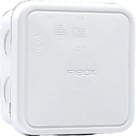 Fibox 8600671 Abzweigkasten (L x B x H) 90 x 90 x 49 mm Weiß IP65 1 St.