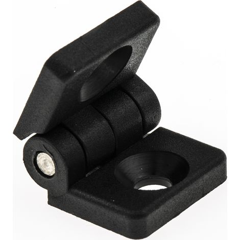 Charnière en plastique RS PRO, Barre profilé 20 mm, Rainure 5mm ( Prix pour Sachet de 2 ) (1/2)