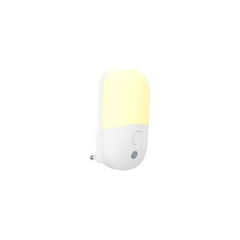 Applique da parete a LED PHT con sensore crepuscolare e luminosità regolabile, luce bianca calda 2700k, sensore di illuminazione notturna automatica per bambini/scale - Crezuo (1/4)
